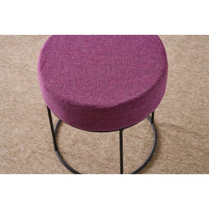 Taburete RELO Ø 40 cm, rozā