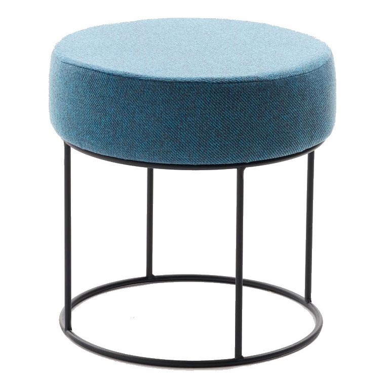 Taburete RELO, Ø 40 cm, zila
