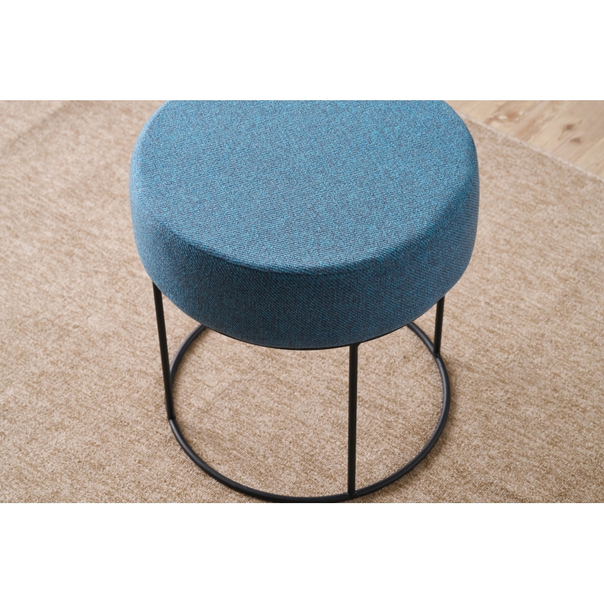 Taburete RELO, Ø 40 cm, zila