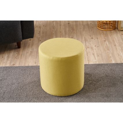 Taburete RONDO Ø 40 cm dzeltena