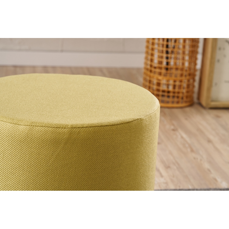 Taburete RONDO Ø 40 cm dzeltena