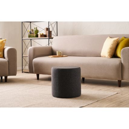 Taburete RONDO Ø 40 cm pelēka