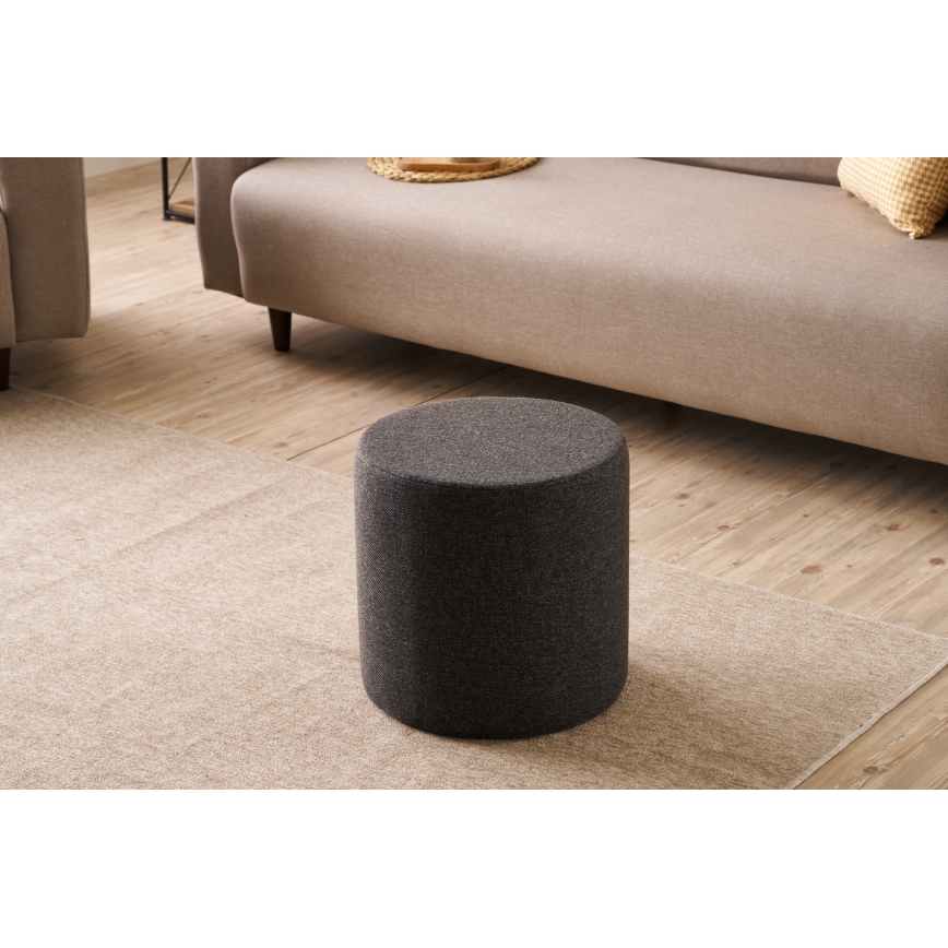 Taburete RONDO, Ø 40 cm, tumši brūnā