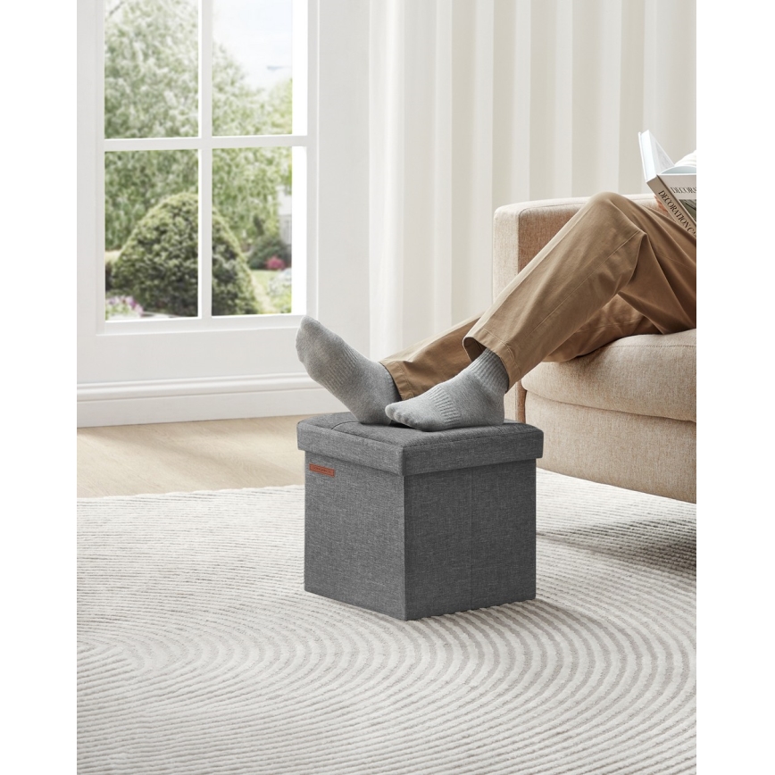 Taburete SULTAN 30x30 cm pelēka