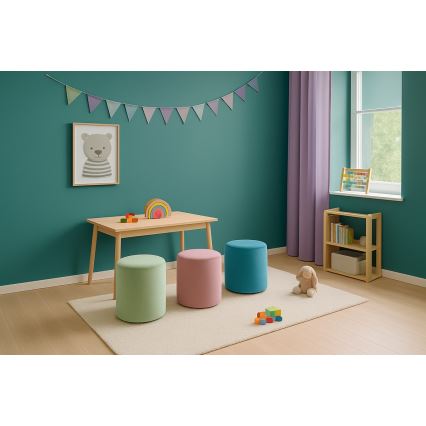 Taburete VEX Ø 36 cm gaiši zaļa