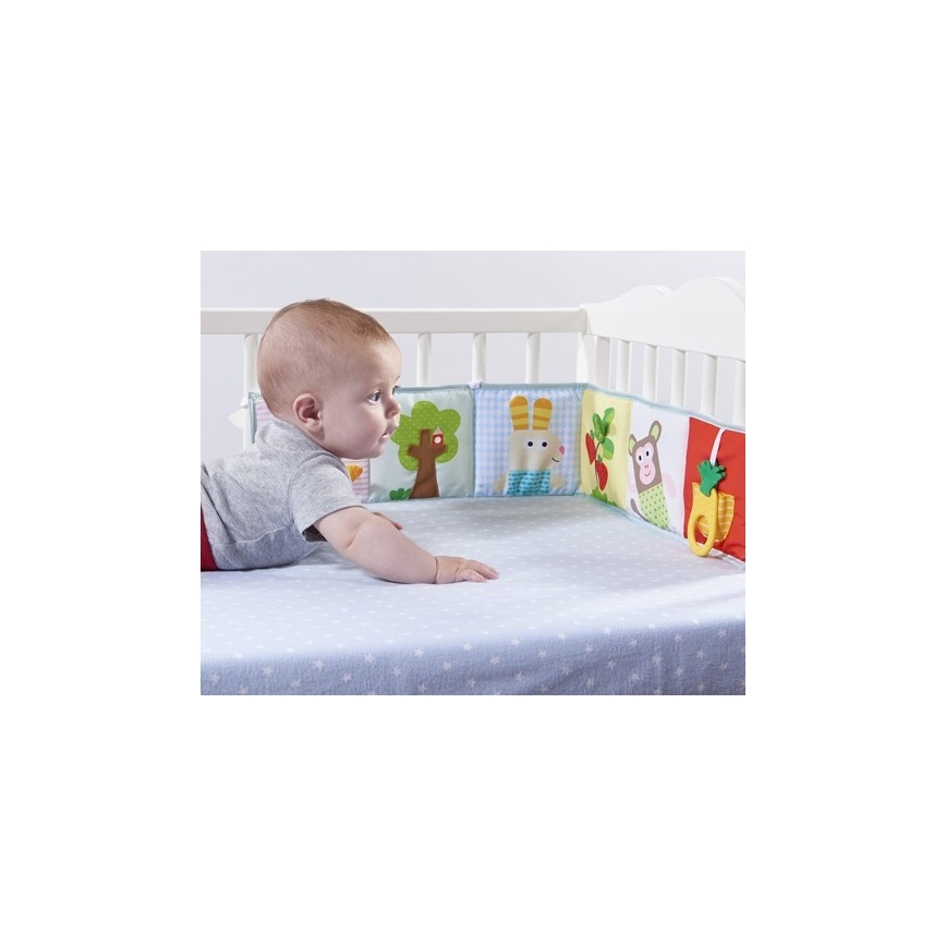Taf Toys - Bērnu auduma grāmata 3in1, dzīvnieki
