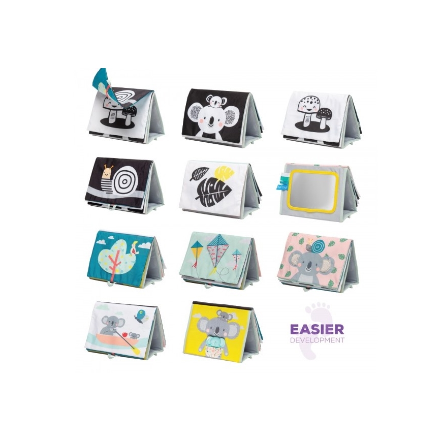 Taf Toys - Bērnu auduma grāmata ar spoguli, koala