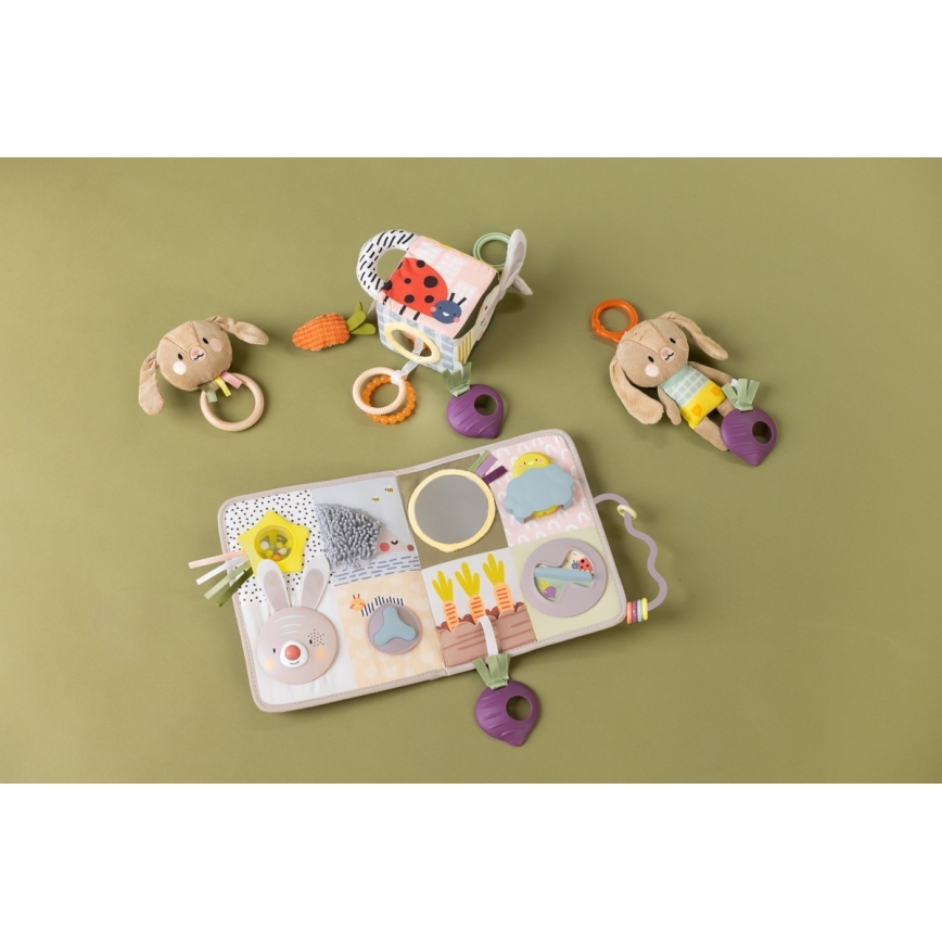 Taf Toys - Bērnu gultiņas rotaļu komplekts ar melodiju Dārzs 3xAAA