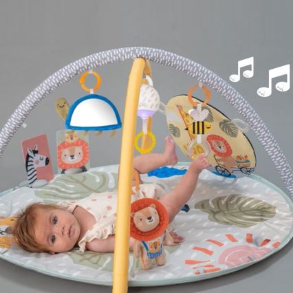 Taf Toys - Bērnu rotaļu paklājiņš ar arku savanna 2xAAA