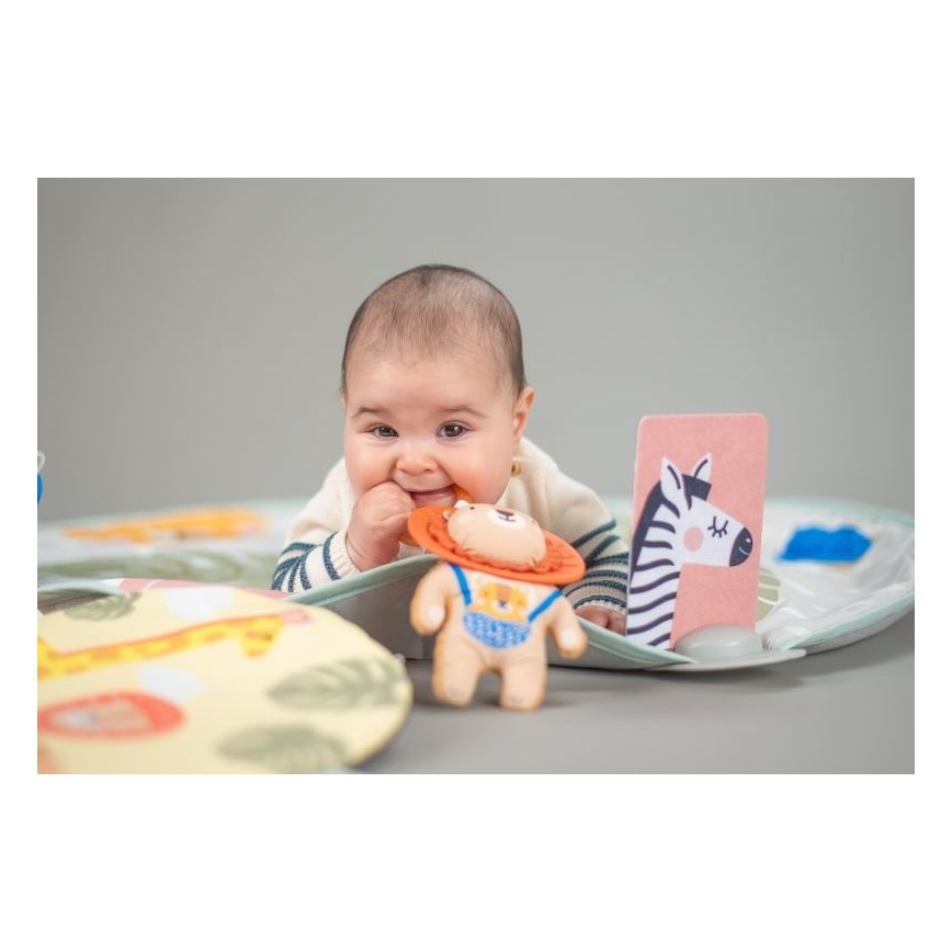 Taf Toys - Bērnu rotaļu paklājiņš ar arku savanna 2xAAA