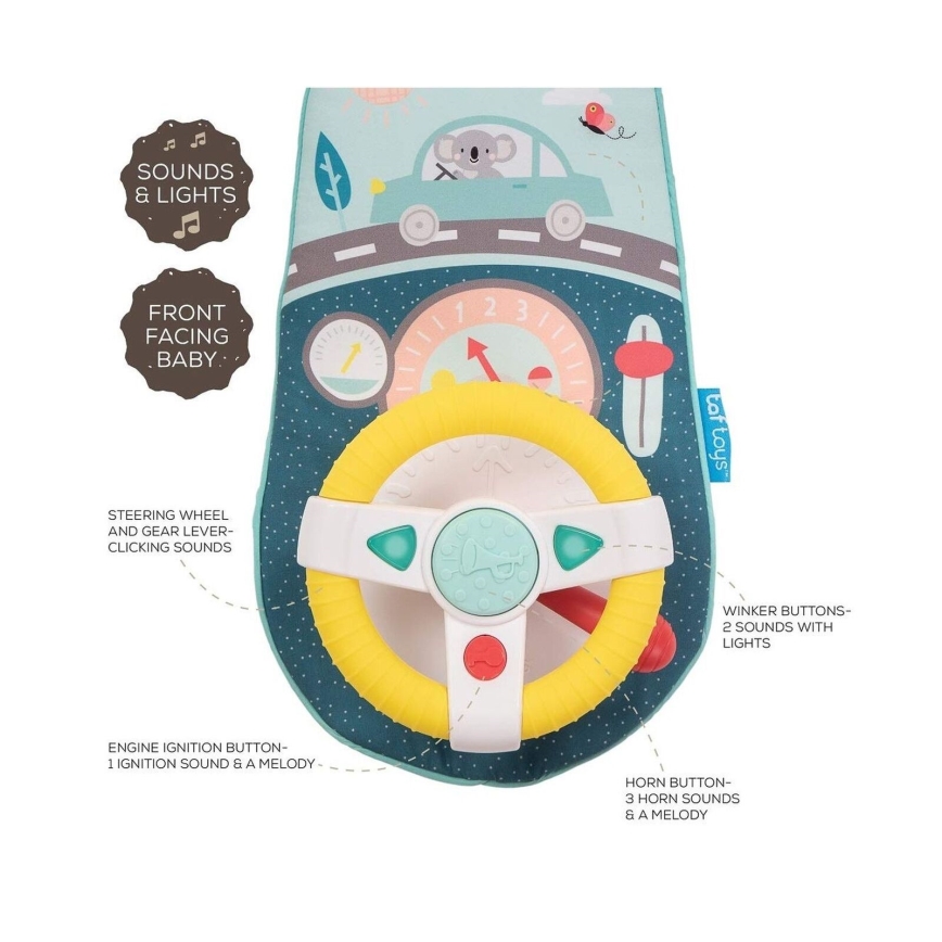 Taf Toys - Koala automašīnas stūres rotaļlieta 2xAA