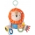 Taf Toys - Plīša rotaļlieta ar zobu graužamo riņķi 25 cm, lauva