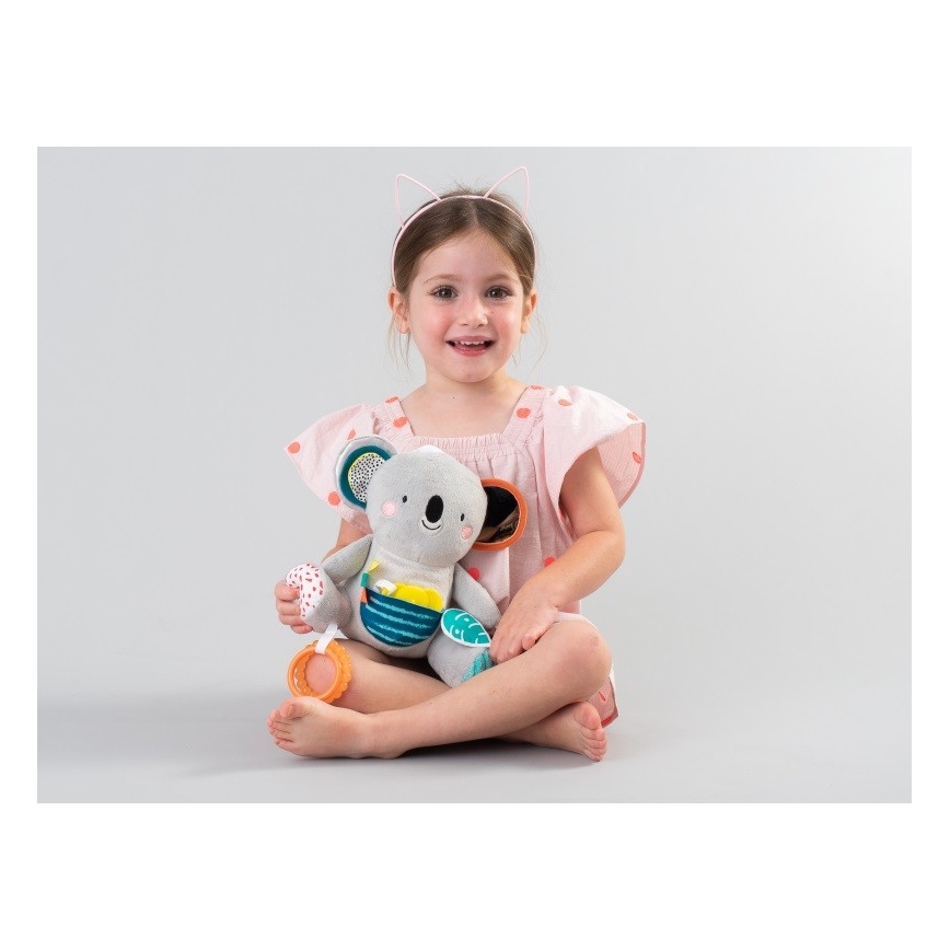 Taf Toys - Plīša rotaļlieta ar zobu rinķi 25 cm, koala