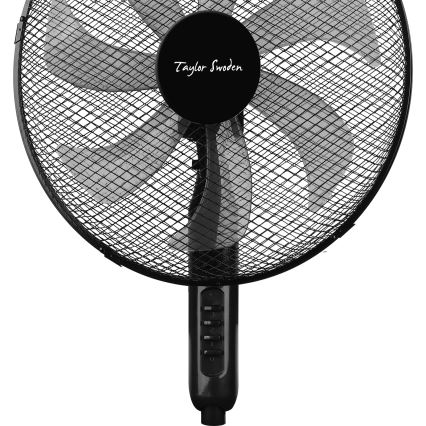 Taylor Swoden - Grīdas ventilators 50 W/230 V, 122 cm, melns