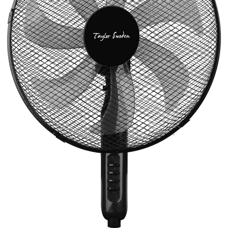 Taylor Swoden - Grīdas ventilators 50 W/230 V, 122 cm, melns