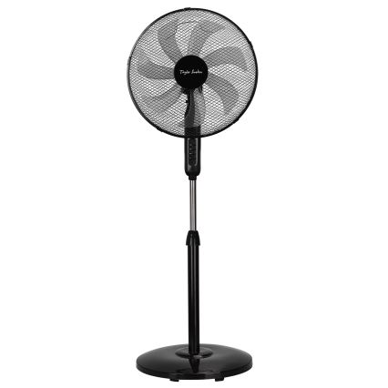 Taylor Swoden - Grīdas ventilators 50 W/230 V, 122 cm, melns