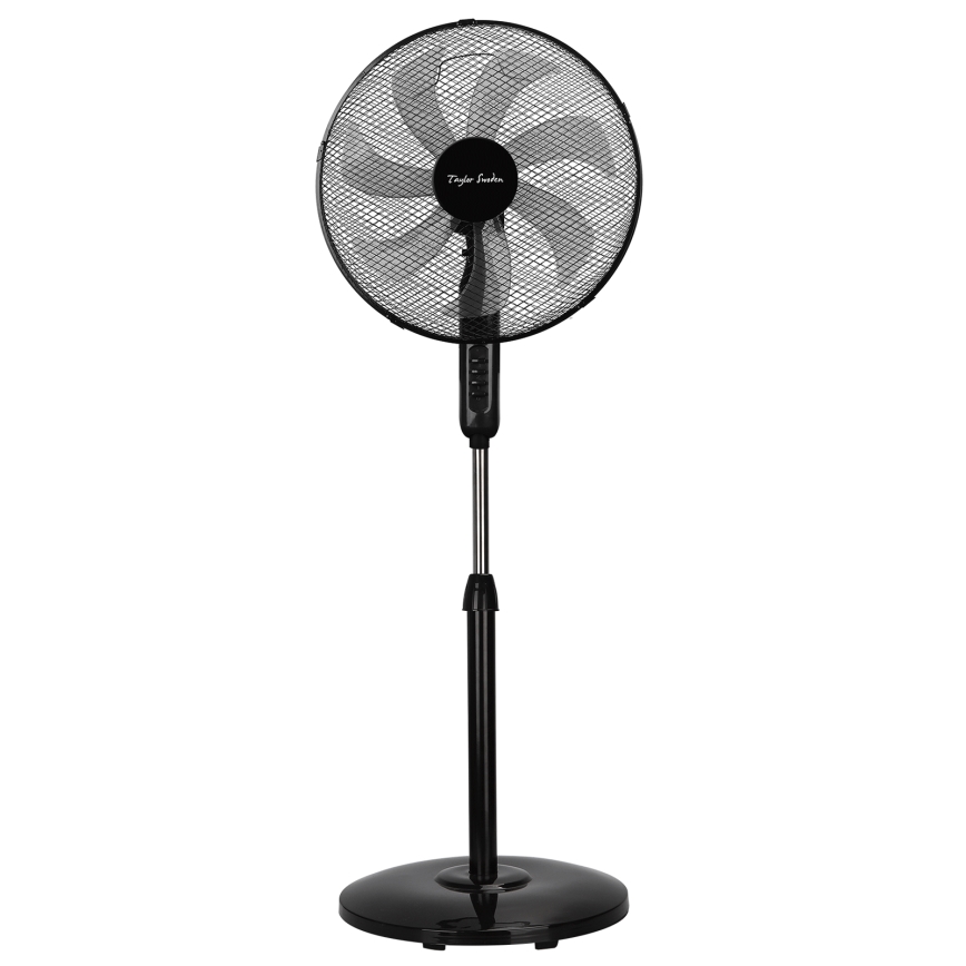 Taylor Swoden - Grīdas ventilators 50 W/230 V, 122 cm, melns