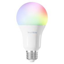 TechToy - LED RGB Vieda aptumšojama spuldze E27/11W/230V 2700-6500K Wi-Fi