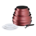Tefal - 10 daļu trauku komplekts INGENIO DAILY CHEF, vara krāsā