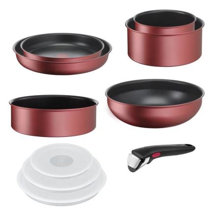 Tefal - 10 daļu trauku komplekts INGENIO DAILY CHEF, vara krāsā