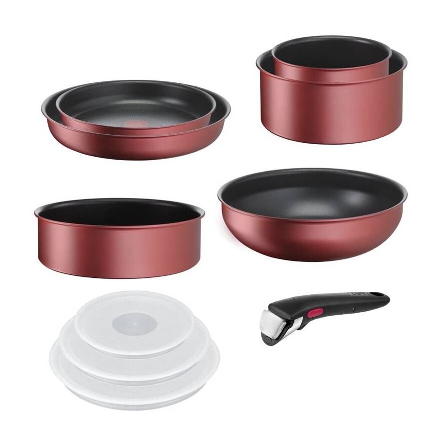 Tefal - 10 daļu trauku komplekts INGENIO DAILY CHEF, vara krāsā