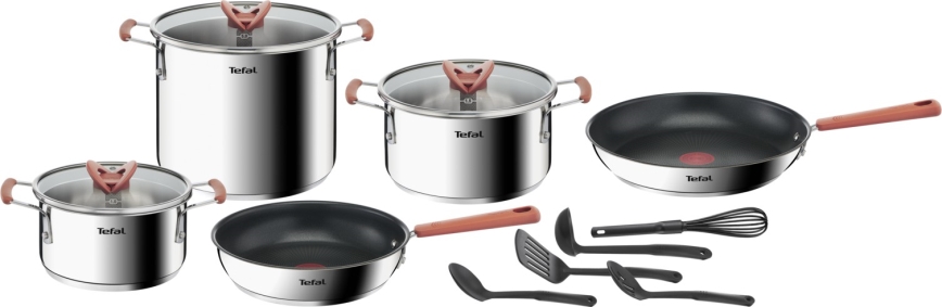 Tefal - 13 daļu virtuves trauku komplekts OPTI'SPACE