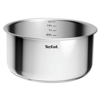 Tefal - 15 daļu INGENIO COOK nerūsējošā tērauda trauku komplekts