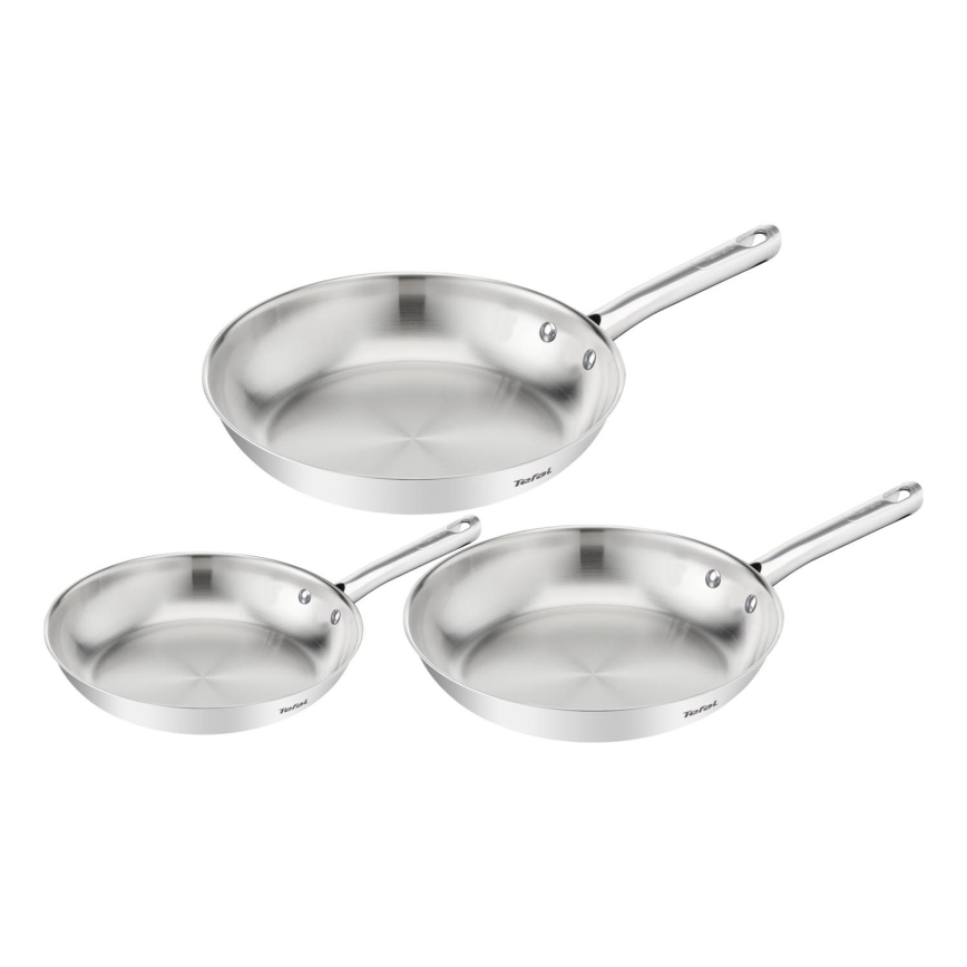 Tefal - 3 daļu pannu komplekts DUETTO ON