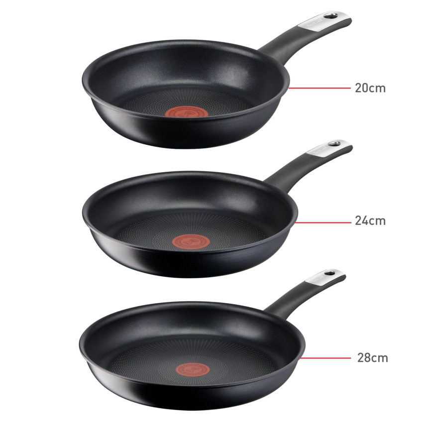Tefal - 3 daļu pannu komplekts PERFECT TOUCH