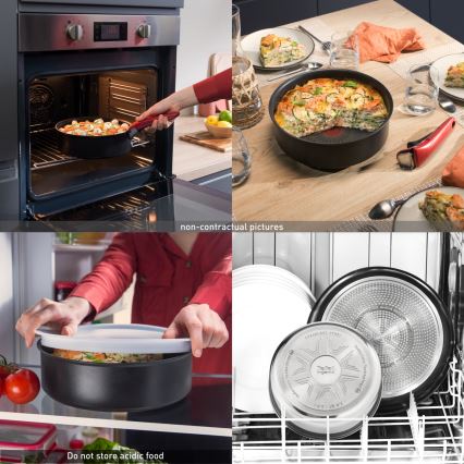 Tefal - 3 gab. pannu komplekts INGENIO INTENS' CERAM