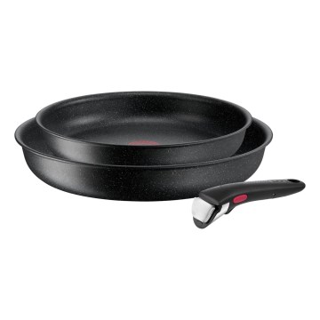 Tefal - 3 pannu komplekts INGENIO BLACK STONE
