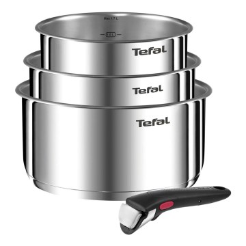 Tefal - 4 daļu INGENIO EMOTION nerūsējošā tērauda trauku komplekts