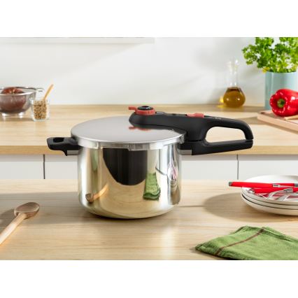Tefal - 6 l spiedkatls SECURE TRENDY + INGENIO EMOTION 5 gab. komplekts