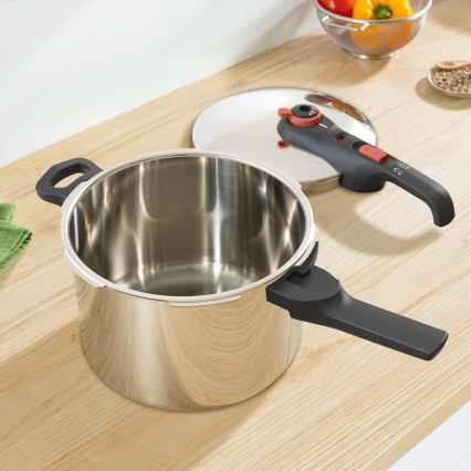 Tefal - 6 l spiedkatls SECURE TRENDY + INGENIO EMOTION 5 gab. komplekts