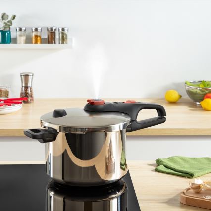 Tefal - 6 l spiedkatls SECURE TRENDY + INGENIO EMOTION 5 gab. komplekts