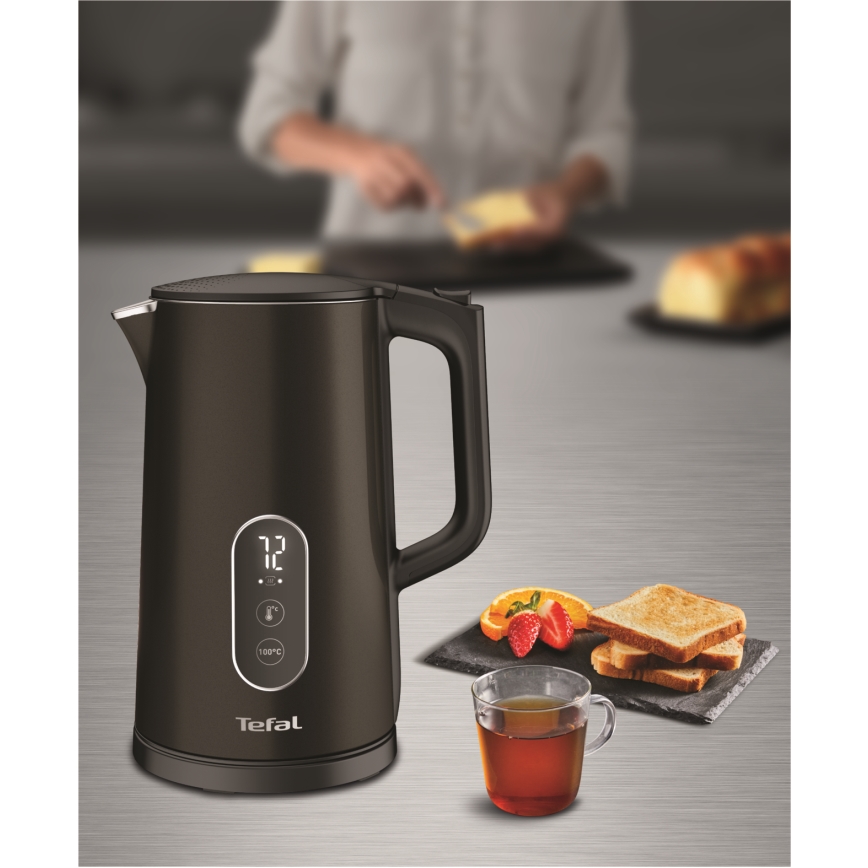 Tefal - Ātrā elektriskā tējkanna DIGITAL 1,7 l 1800W/230V