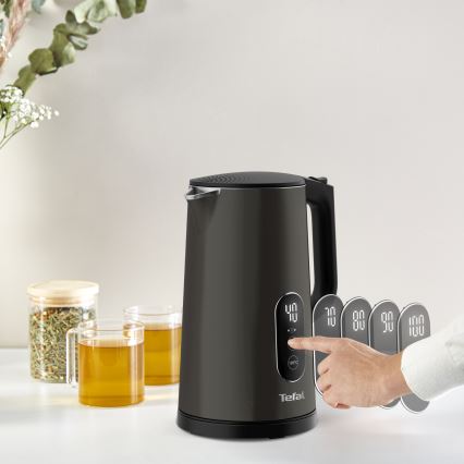 Tefal - Ātrā elektriskā tējkanna DIGITAL 1,7 l 1800W/230V