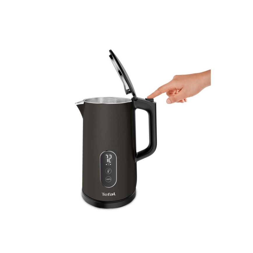 Tefal - Ātrā elektriskā tējkanna DIGITAL 1,7 l 1800W/230V