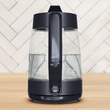 Tefal - Ātrvārāmā elektriskā tējkanna MORNING GLASS 1,7 l 2000W/230V