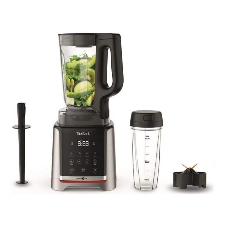 Tefal - Blenderis 1,7 l INFINITYMIX+ 1600W/230V melna/nerūsējošs tērauds