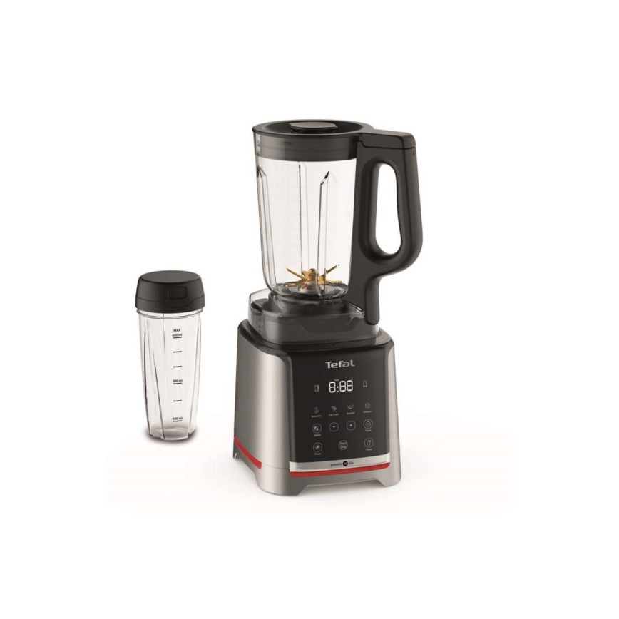 Tefal - Blenderis 1,7 l INFINITYMIX+ 1600W/230V melna/nerūsējošs tērauds