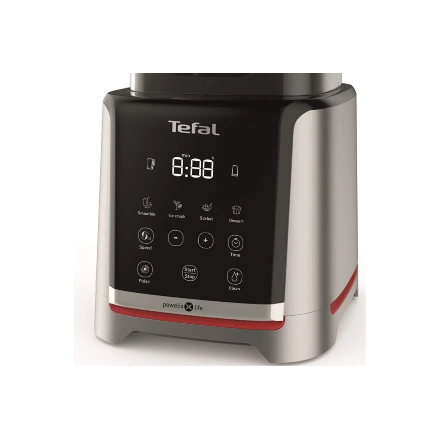 Tefal - Blenderis 1,7 l INFINITYMIX+ 1600W/230V melna/nerūsējošs tērauds