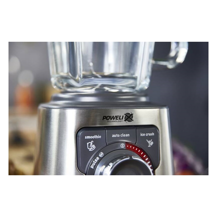 Tefal - Blenderis 2 l PERFECTMIX+ 1200W/230V matēts hroms/melna