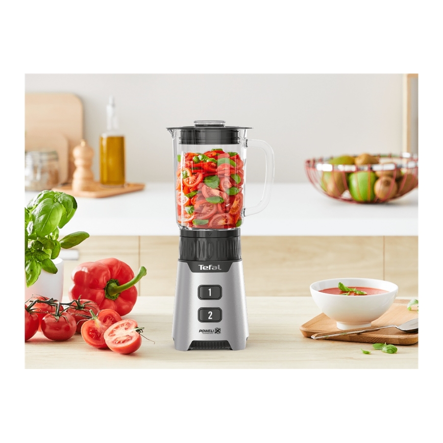 Tefal - Blenderis BLENDFORCE 400W/230V nerūsējošs tērauds/melna