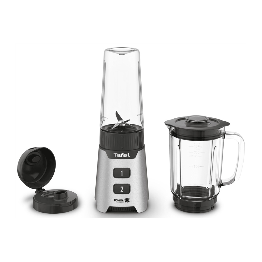 Tefal - Blenderis BLENDFORCE 400W/230V nerūsējošs tērauds/melna