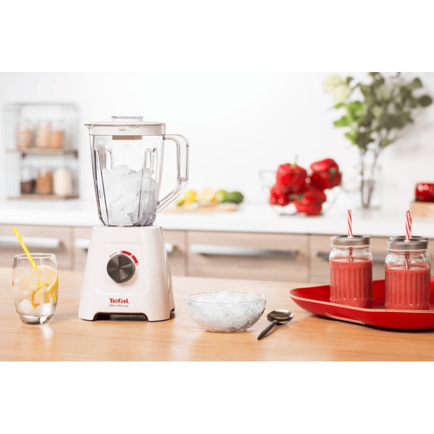 Tefal - Blenderis BLENDFORCE 600W/230V balta