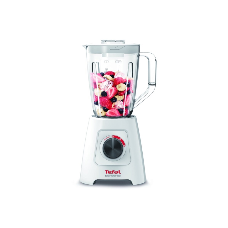 Tefal - Blenderis BLENDFORCE 600W/230V balta