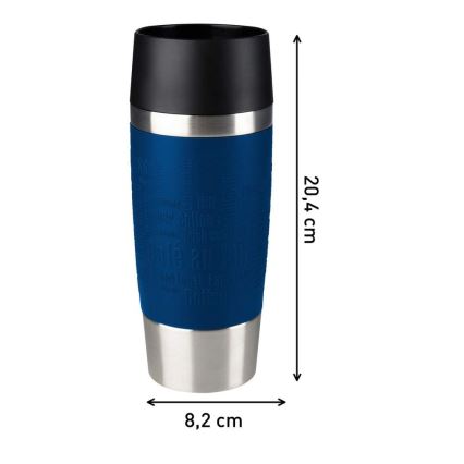 Tefal - Ceļojumu krūze 360 ml TRAVEL MUG nerūsējošs tērauds/tumši zila