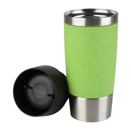 Tefal - Ceļojumu krūze 360 ml TRAVEL MUG nerūsējošs tērauds/zaļa