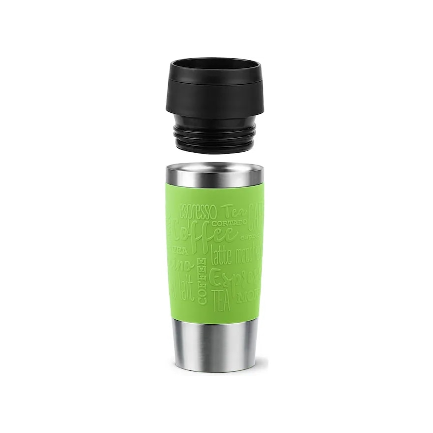 Tefal - Ceļojumu krūze 360 ml TRAVEL MUG nerūsējošs tērauds/zaļa